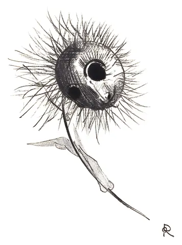 Remate de página, Odilon Redon, 1890