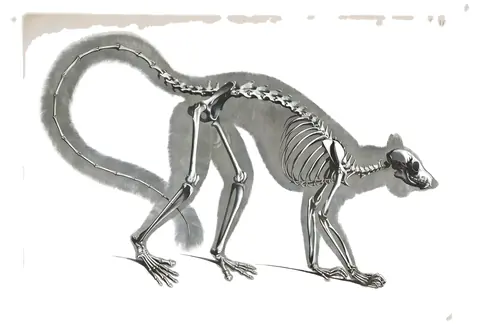 Lámina de Die vergleichende Osteologie, Edouard Joseph d’Alton, 1821-38