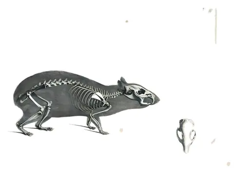 Lámina de Die vergleichende Osteologie, Edouard Joseph d’Alton, 1821-38